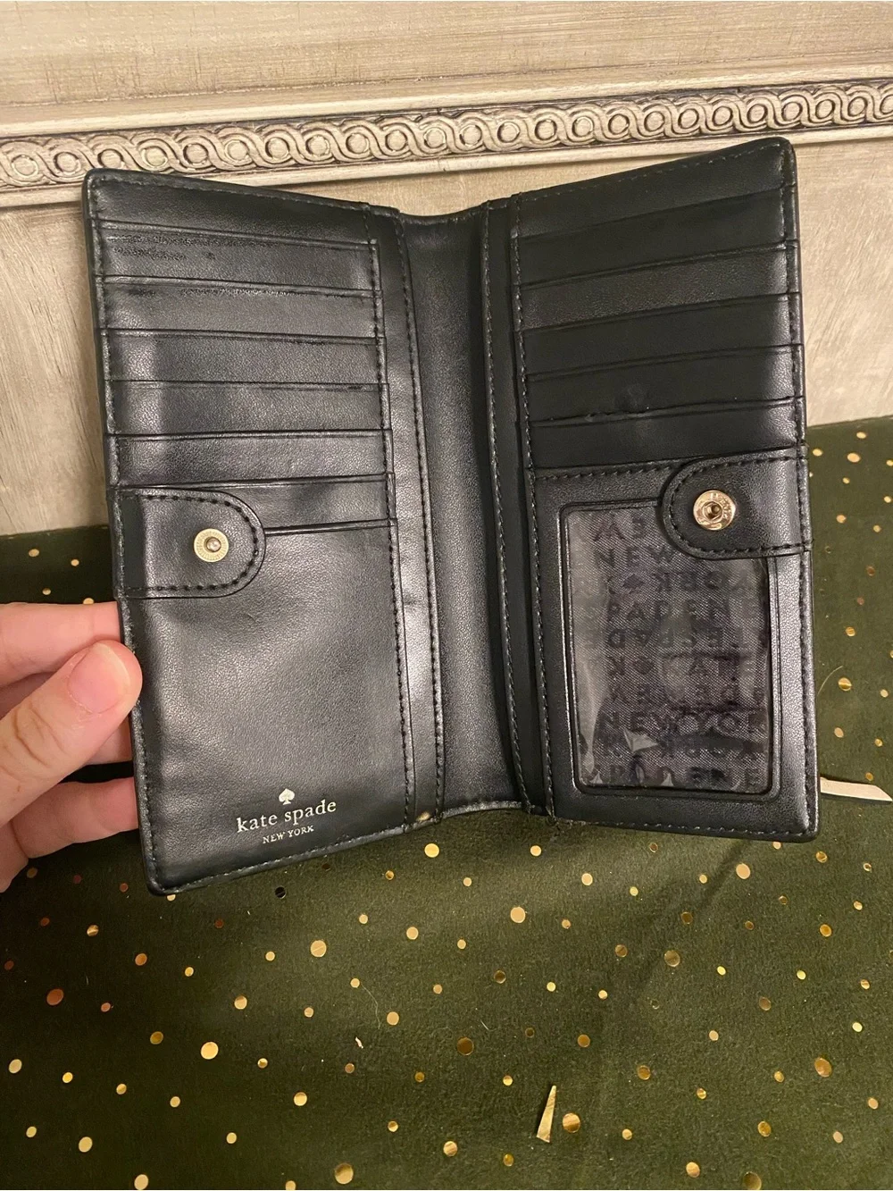 REHAB: Well-loved Kate Spade Cream Leather Wallet - Soft Cream